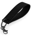 BG747 BagBase Boutique Wristlet Key Ring Black / Black colour image